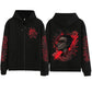 2025 Anime Arcane Vi Zipper Hoodie Harajuku Pullover Tops Long Sleeve Loose Casual Sweatshirts