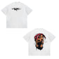 Cotton Print 2pac Summer Men T Shirt Men's Tshirts Rapper Star Tupac  Print Streetwear Women Short Sleeve Casual Tshirt Y2k