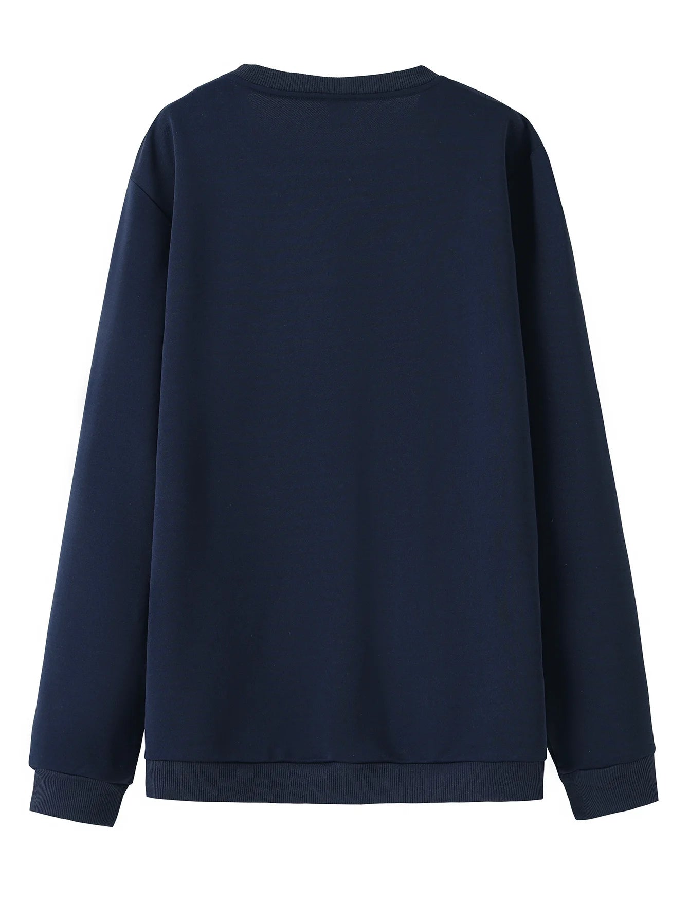 Men's autumn and winter fashionable casual loose fashion TRUST NO ONE print pullover long sleeved warm round neck sweatshirt