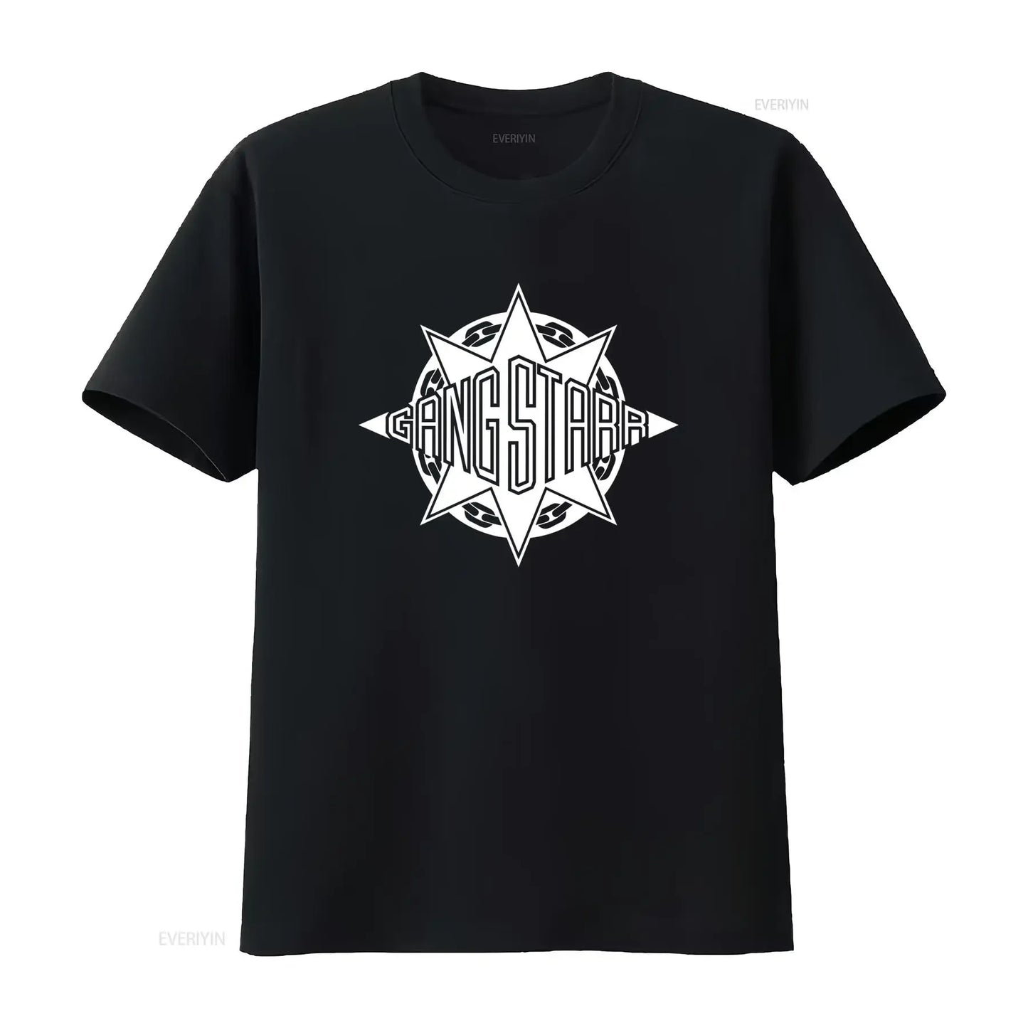 GangStarr Print T Shirt Ultra Cotton Bold Design Perfect for Streetwear Enthusiasts vintage Washed designer clothes