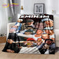 Rapper Eminem Tupac 2pac Hip-Hop Music Rap God Blanket,Soft Throw Blanket for Home Bedroom Bed Sofa Picnic Travel Cover Gift