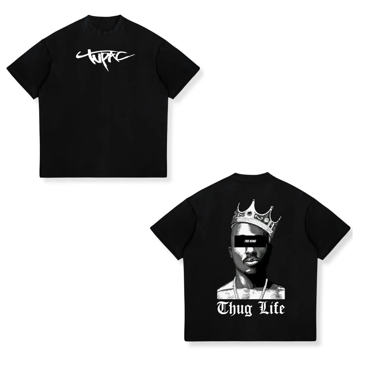 Cotton Print 2pac Summer Men T Shirt Men's Tshirts Rapper Star Tupac  Print Streetwear Women Short Sleeve Casual Tshirt Y2k