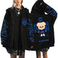 Popular SKZOO Stray Kids Cute Cartoon Surrounding Harajuku Printed Hoodie Loose-fitting Zip-up Hoodie Christmas Birthday Gifts