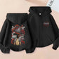 Anime Chainsaw Man Washed Retro Zipper Hoodie Cartoon Denji Pochita Funny Graphic Zip Up Jacket Men Women Manga Oversized Coat