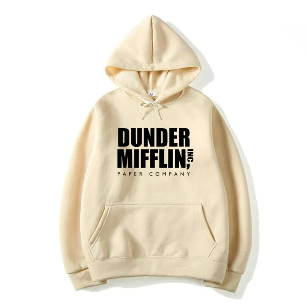 2025 The Office Dunder Mufflin INC Paper Hoodie Dwight Schrute Sweatshirt Men Women Hoodies Casual Pullover Hooded Sweater