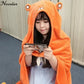 Himouto! Umaru-chan Cloak Anime Umaru Chan Doma Umaru Cosplay Costume Flannel Cloak Blanket Soft Cap Hoodie Halloween Party